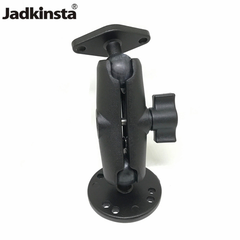 Jadkinsta-Soporte de bola redondo y diamante para motocicleta, brazo de doble toma de 9cm con patrón de agujero de amperios para Gopro, GPS, motocicleta ► Foto 1/6