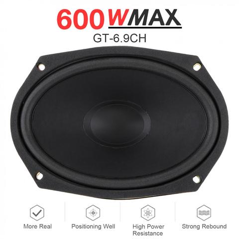 Altavoces Hifi coaxiales de 6x9 pulgadas y 600W para puerta de coche, estéreo, música, frecuencia de rango completo, 1 uds. ► Foto 1/6