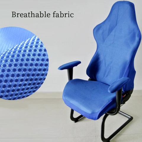 La Oficina silla funda cubierta de asiento para funda para silla de ordenador Spandex cubierta silla de oficina para Protector para brazo de silla cubierta de asiento ► Foto 1/6