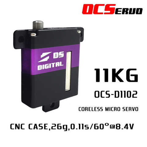 OCServo-OCS-D1102 Digital Original, Micro Servo Motor Sin Núcleo, 11kg.cm ► Foto 1/2