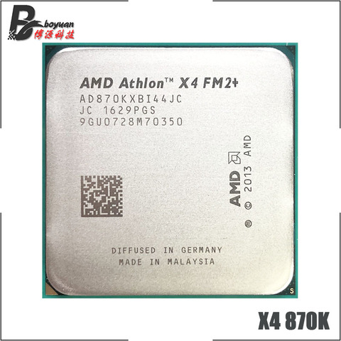 AMD Athlon X4 870 K X4 870 K X4 870 GHz Quad-Core CPU procesador AD870KXBI44JC Socket FM2 + ► Foto 1/1