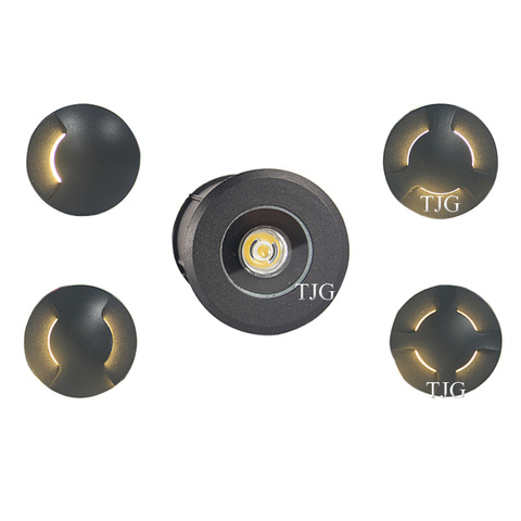 Luz LED subterránea de 1W y 3W, lámpara de pie de 42/52/62mm, foco exterior, paisaje, jardín, camino cuadrado, patio enterrada, 85-265V, 12V, IP68 ► Foto 1/6