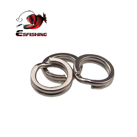 ESFISHING-conector de Pesca con anillo dividido, señuelo para anzuelo, aparejos, accesorios de Pesca, 50 Uds. ► Foto 1/5