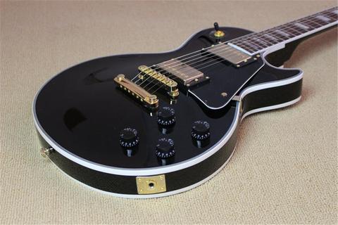 Guitarra eléctrica china, instrumento personalizado, color negro, gran oferta, envío gratis ► Foto 1/1