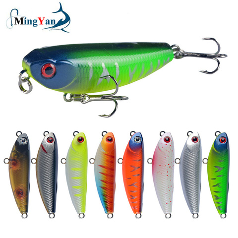 Jerkbait-Cebo estilo lápiz flotante, cebo Artificial de plástico duro, Crankbait, Pesca de lubina, Wobblers, equipo de pesca de carpa, 5cm/5g, 1 Uds. ► Foto 1/6