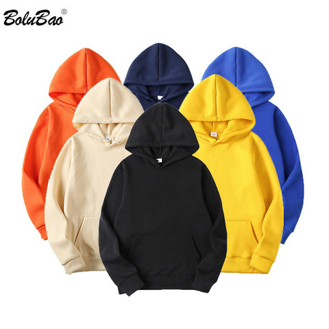 BOLUBAO-sudaderas con capucha de marca de moda para hombre, sudaderas con capucha informales para hombre, de Color sólido sudaderas con capucha, Tops, 2022 ► Foto 1/6