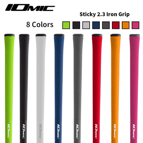 IOMIC Sticky2.3-mango de hierro/madera para palo, material de TPE de alto rendimiento, 8 colores opcionales, 13 unids/lote ► Foto 1/1