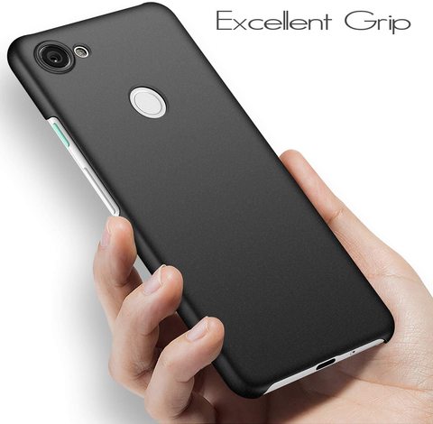 Funda de plástico duro de lujo para PC, carcasa delgada completa de Material 3A para Google Pixel, funda trasera del teléfono para Pixel 3A, color negro mate ► Foto 1/6