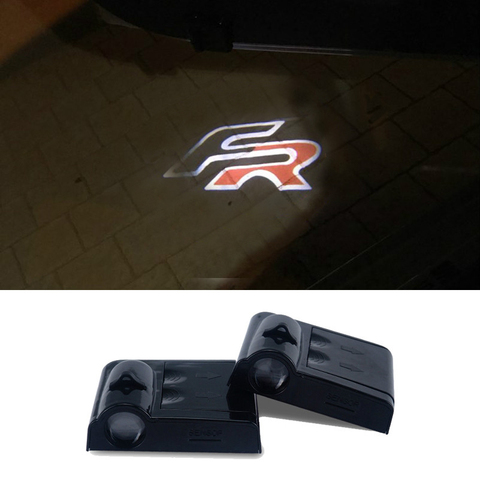 Proyector de luz LED para puerta coche, Seat Logo para 1, 2, 3, MK3, Ateca, Ibiza, 6J, Toledo, Exeo, Cordoba, FR, fantasma, sombra de bienvenida, lámpara con logotipo - Historial