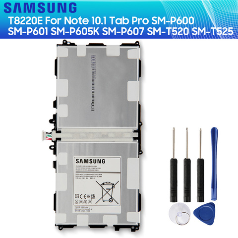 SAMSUNG batería Original T8220E T8220C/U para Samsung GALAXY Note10.1 Tab Pro P600 P601 P605 SM-P605S SM-P605K P607T T520 SM-T525 ► Foto 1/6