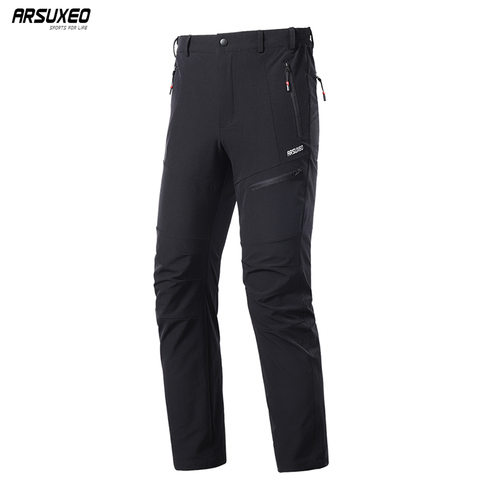 ARSUXEO-Pantalones deportivos para hombre, ropa para deportes al aire libre, ciclismo de descenso, ciclismo de montaña, pantalones de escalada, pantalones reflectantes de secado rápido, D91, 2022 ► Foto 1/6