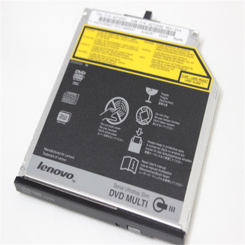 Lenovo-CD-RW de ordenador portátil, Unidad de quemador de DVD-RW de 9,5 MM, Unidad óptica para Notebook ultrafina, DVD, unidad de CD ► Foto 1/6