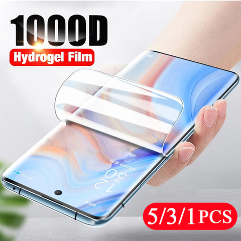 5/3/1 pzas para Samsung Galaxy s20 FE s10 lite s10e s9 s8 más s7 Nota 20 Ultra 10 9 8 hidrogel de película no protector de pantalla de cristal ► Foto 1/6