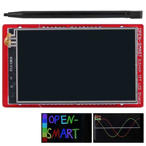 3,2 pulgadas TFT LCD pantalla táctil módulo Shield bordo sensor de temperatura + pluma para Arduino UNO R3/Mega 2560 R3/Leonardo ► Foto 1/6