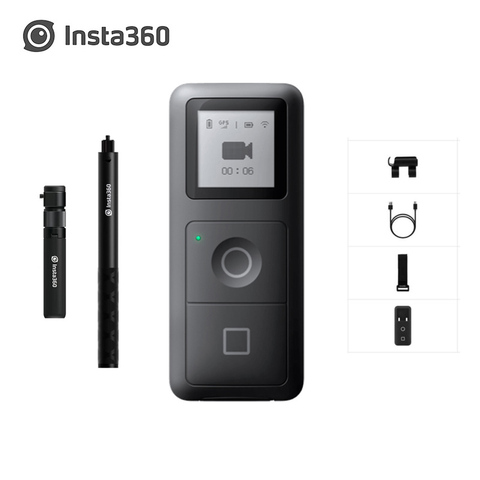 Insta360 una R X tiempo bala + GPS inteligente de Control remoto Bluetooth para la acción VR Insta360 Cámara Invisible Selfie Stick accesorio de trípode ► Foto 1/6