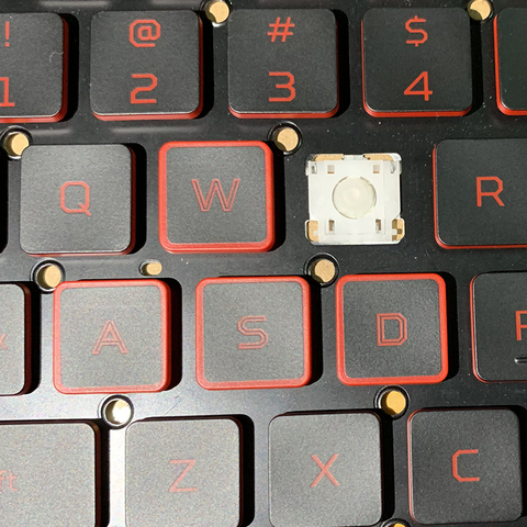 Tapa de tecla de repuesto, Clip de tijera y bisagra para teclado Acer Nitro 5 7 AN515-54 AN715-51 ► Foto 1/4