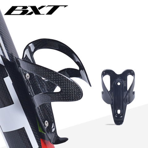 BXT botella de carbono jaula Bike botella soporte Ultra ligero ciclismo botella de agua jaula taza soporte mtb/carretera bicicleta accesorios/piezas ► Foto 1/6