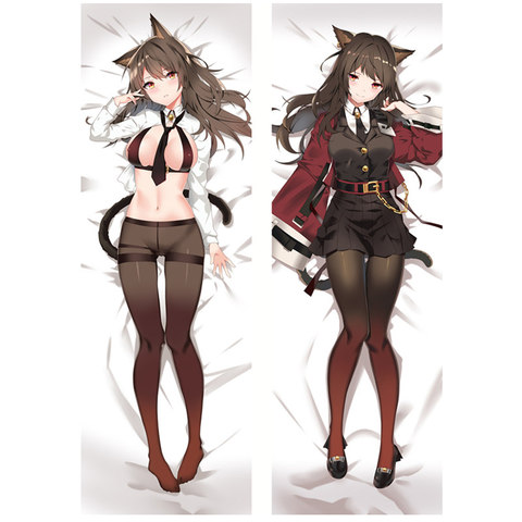 Funda de almohada de juego de Anime Arknights para chica, ropa de cama Sexy 3D de doble cara, funda de almohada personalizada AR02A ► Foto 1/6