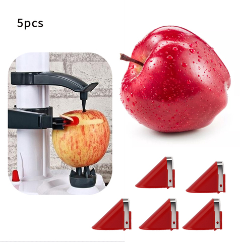 Pelador de frutas eléctrico de acero inoxidable para patatas, 5 uds. ► Foto 1/6