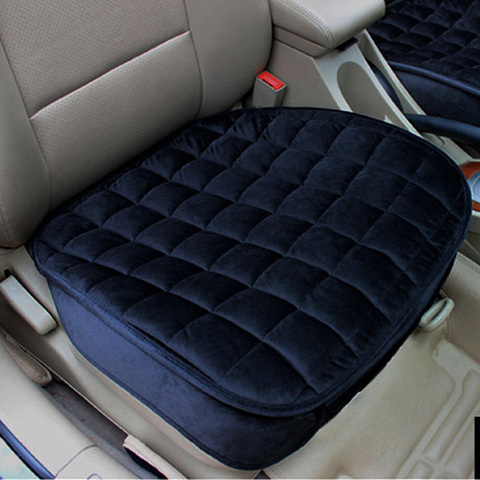 Flocado tela no se mueve asientos de coche cojines no diapositiva auto cojín del asiento universal mantener caliente invierno accesorios para auto cubierta de asiento ► Foto 1/1