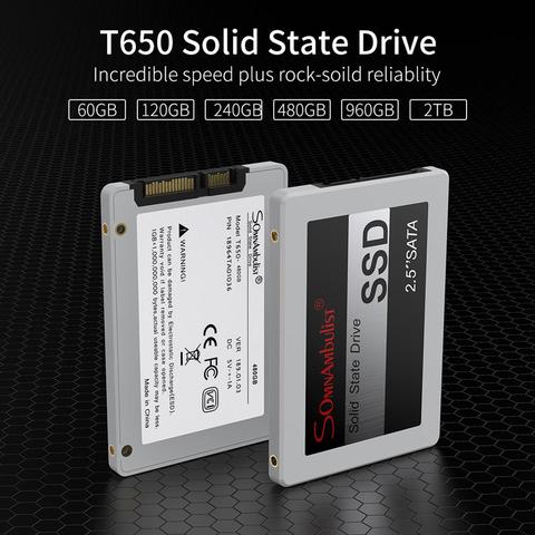 SSD 1tb 120gb 240 gb 480gb SSD HDD 2,5 ''SSD SATA SATAIII 480gb 120gb unidad interna de estado sólido para ordenador portátil ► Foto 1/5