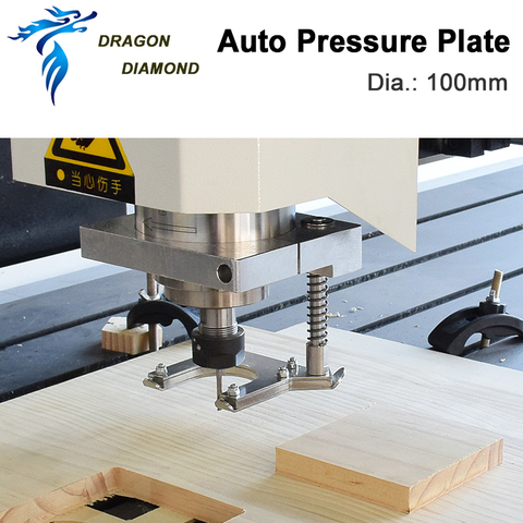 Abrazadera CNC de placa de presión automática, soporte de fijación de pie de 100mm de diámetro para Material de corte para enrutador CNC, accesorios DIY ► Foto 1/6