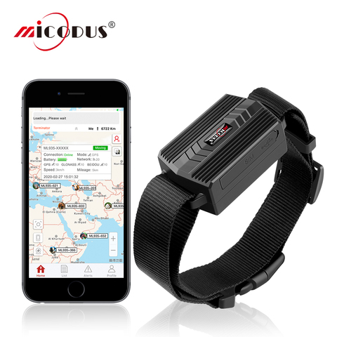 MiCODUS-localizador GPS para perro, rastreador de mascotas impermeable de 3000mAh, Monitor de voz, aplicación gratuita ► Foto 1/6