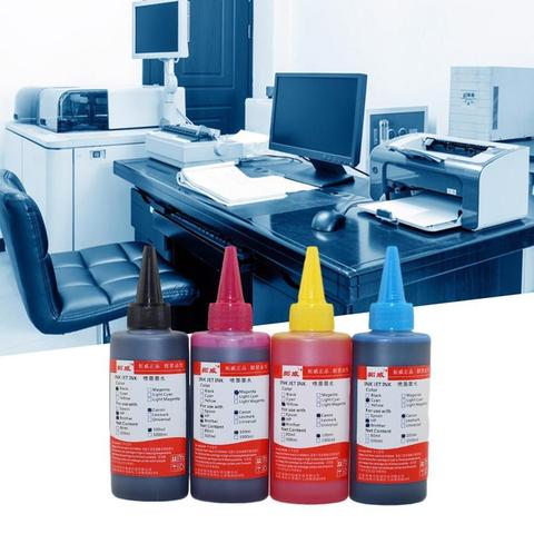 Tinta de impresora recarga de tinta para Epson tinta Dye impresión continua de tinta Ciss sistema cartucho recargable Universal 100ml por botella ► Foto 1/6