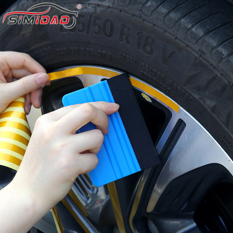 16 Uds tiras reflectantes de Motocross de rueda de bicicleta franja de llanta pegatinas cinta reflectante de llanta de coche de estilo decoración pegatinas ► Foto 1/6