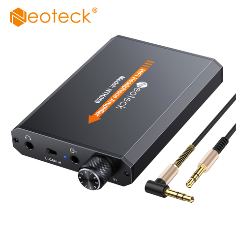 Neoteck amplfits-Amplificador de auriculares, portátil, con entrada Aux para teléfono Android, reproductor de música, amplificador con Cable Jack de 3,5mm ► Foto 1/6