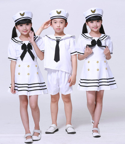 Disfraces de Halloween para bebés y niños, traje del ejército, uniforme de Sailor, ropa de escenario, Ropa de baile de actuación ► Foto 1/5