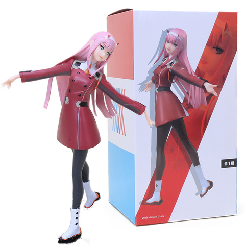 Figuras de acción de DARLING in the FRANXX de Anime, 21cm, Zero Two 02, juguetes de modelos coleccionables de PVC, regalos de navidad ► Foto 1/5