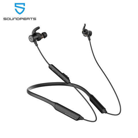 SoundPEATS-auriculares inalámbricos Force Pro con Bluetooth, dispositivo deportivo magnético intrauditivo con micrófono incorporado CVC, con reproductor de 22H ► Foto 1/6