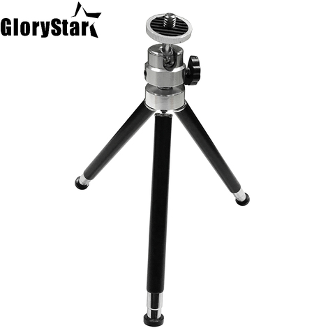 Glory Star-minitrípode Flexible para proyector, soporte de aleación de aluminio, 76,8g, negro ► Foto 1/1