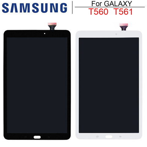 Sensor de pantalla táctil para Samsung Galaxy Tab E 9,6 SM-T560, digitalizador de cristal + montaje de Panel de pantalla Lcd, T560, T561, nuevo ► Foto 1/1