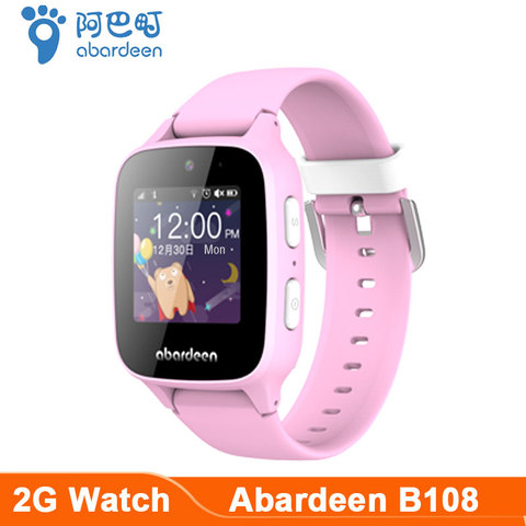 Abardeen B108 Cámara kids reloj inteligente con localizador GPS tarjeta SIM SOS impermeable niños smartwatch para los niños Compatible con IOS y Android ► Foto 1/6