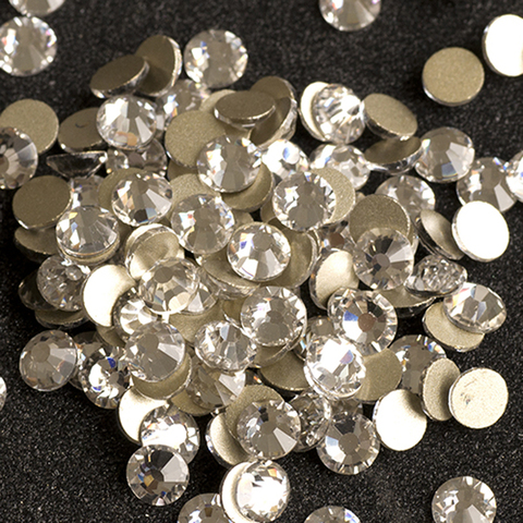 YANRUO-diamantes de imitación para decoración de uñas, piedras y cristales transparentes, sin calor, 2058NoHF, SS20, 1440 Uds. ► Foto 1/6