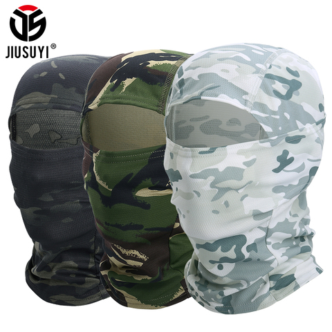 Pasamontañas Multicam de camuflaje táctico para Paintball, juego de guerra militar, Airsoft, casco de secado rápido, forro de cara completa, unisex ► Foto 1/6