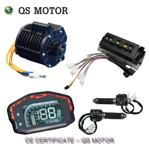 MOTOR QS de tracción media de 3000W, kits de trenes de potencia de 72V, 100kph V2, versión para moto eléctrica o bicicleta sucia ► Foto 1/6