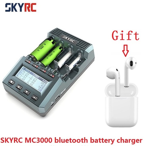 SKYRC-cargador de baterías cilíndrico MC3000 por Bluetooth, con auriculares por teléfono para batería de níquel-Zinc Ni-MH ► Foto 1/6