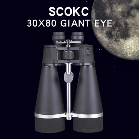 SCOKC-binoculares de visión nocturna para exteriores, prismáticos con lente objetivo BAK4 de cristal, 30x80, 15x70, 25x70, HD Lll, visión nocturna, telescopio para ver pájaros y luna ► Foto 1/6