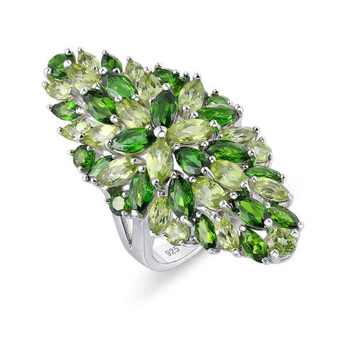 GZ ZONGFA-Anillo de Plata de Ley 925 con gemas de amatista Natural, joyería fina ► Foto 1/5