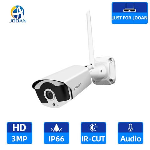 Cámara de seguridad IP inalámbrica para exteriores, sistema de videovigilancia con grabación de audio y visión nocturna infrarroja, wifi, 3.0MP para Jooan NVR ► Foto 1/6