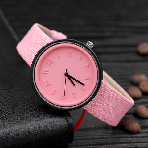 Relojes de moda novedosa para mujer, reloj de cuero para mujer, relojes de mujer de caramelo, reloj sencillo, reloj para mujer, zegarek damski 2022 ► Foto 1/6