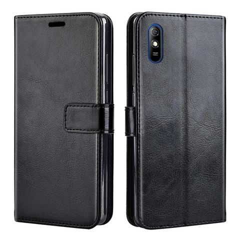 Funda de cuero con tapa para on Xiaomi Redmi 9A funda trasera de teléfono Redmi 9A funda para on Xiaomi Redmi 9 9A ► Foto 1/6