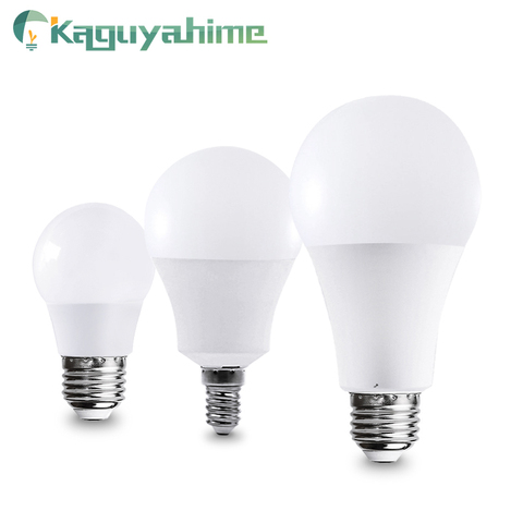 Kaguyahime-Bombilla LED E14 E27, 24W, 20W, 15W, 12W, 9W, 6W, lámpara regulable AC 220V, 240V, LED E27, mini Bombilla LED, ampolla de recambio halógena ► Foto 1/6