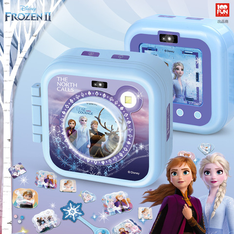 Disney frozen 2-máquina de pegatinas 3D para niñas, juego de pegatinas mágicas para niños, producción artesanal, juguetes de regalo con caja original ► Foto 1/5