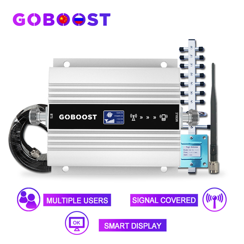 GOBOOST-Amplificador de señal celular LTE 4G DCS, repetidor gsm 2G 3g 4g, 1800MHZ, pantalla LCD ► Foto 1/6