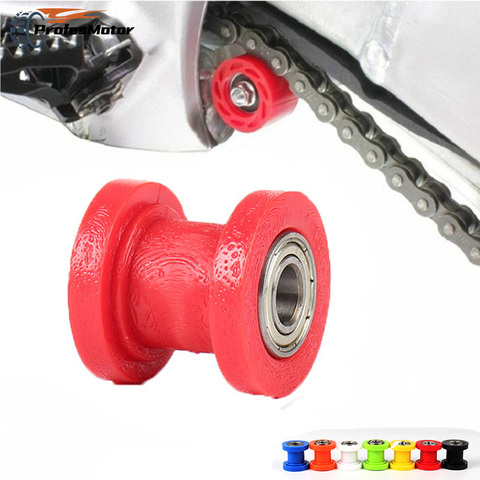 Polea De rodillo de cadena de transmisión de guía tensor de rueda de 8/10mm para ATV XR CR CRF Enduro motocicleta Motocross Pit Dirt Mini Bike ► Foto 1/6