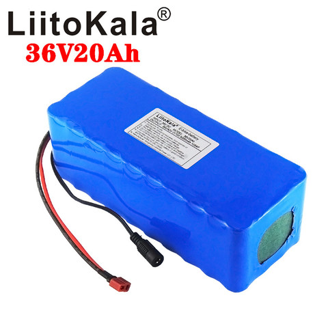 LiitoKala-Batería de alta potencia para bicicleta eléctrica, 36V, 20Ah, 21700, 5000mah, 10S4P, 500W, 42V, 15000mAh, BMS ► Foto 1/4